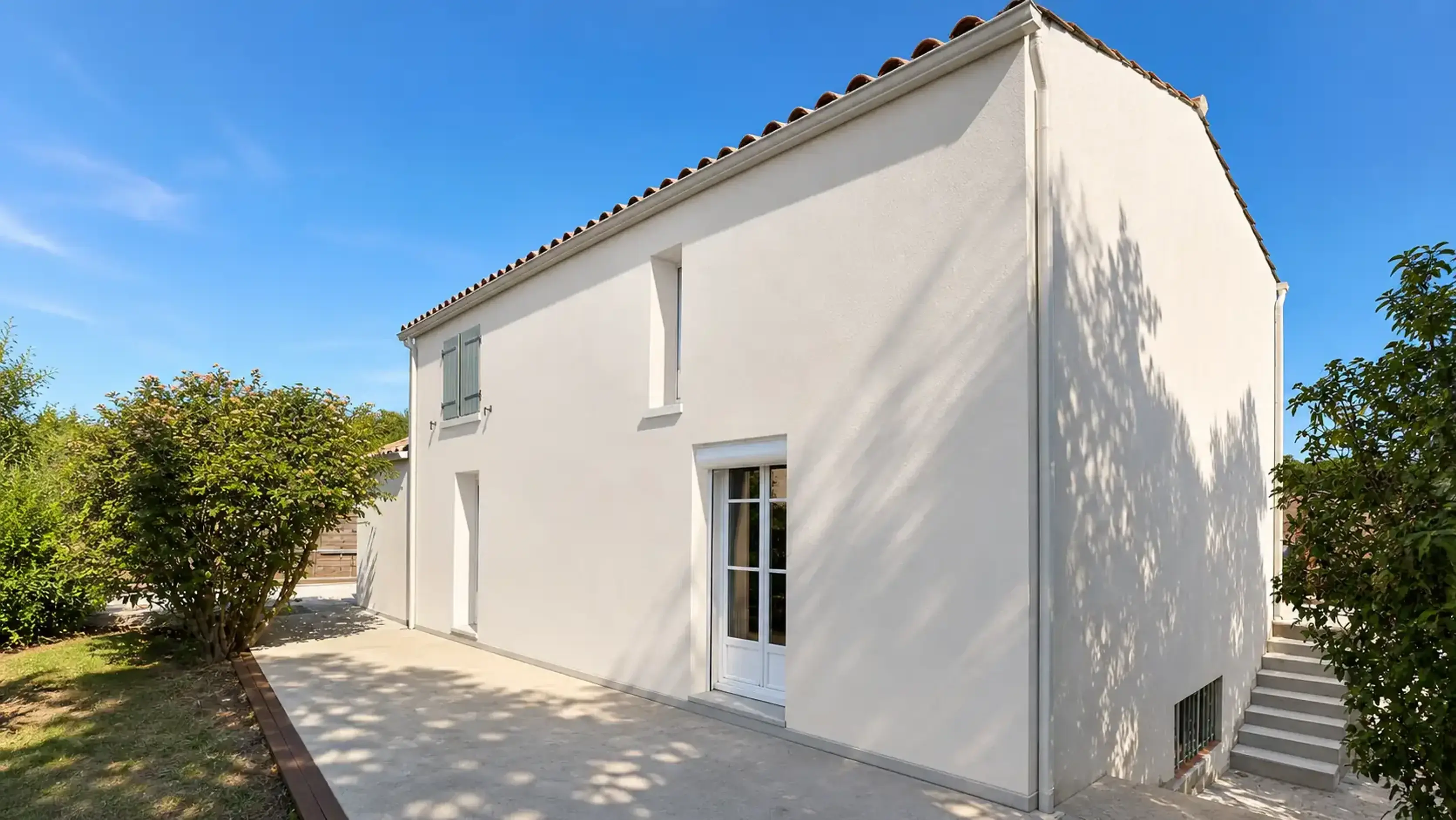 Maison après ravalement de façade — rendu final ASK Construction Béziers